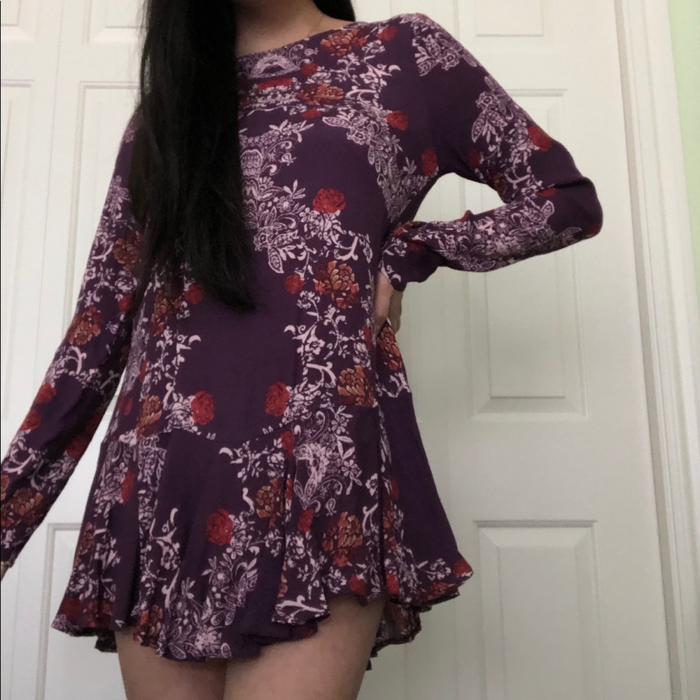 boho freepeople dress, with open back